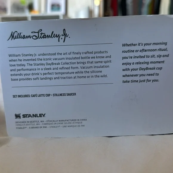 Stanley Daybreak Collection Mug and Saucer - Picture 3 of 4